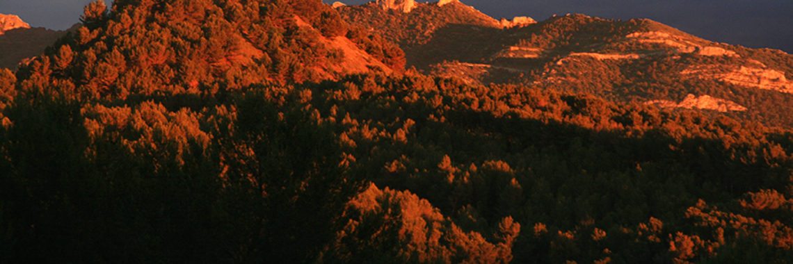 soleil couchant sur le pilon du roi