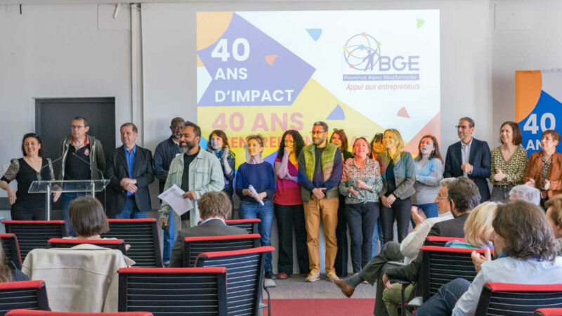 Succès et émotion : 40 ans d’accompagnement entrepreneurial par BGE en région Sud
